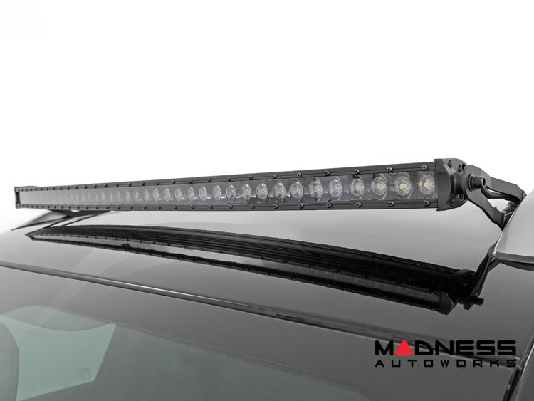 Jeep Cherokee KL LED Light Kit - Roof Mount - 40in Single Row - Black